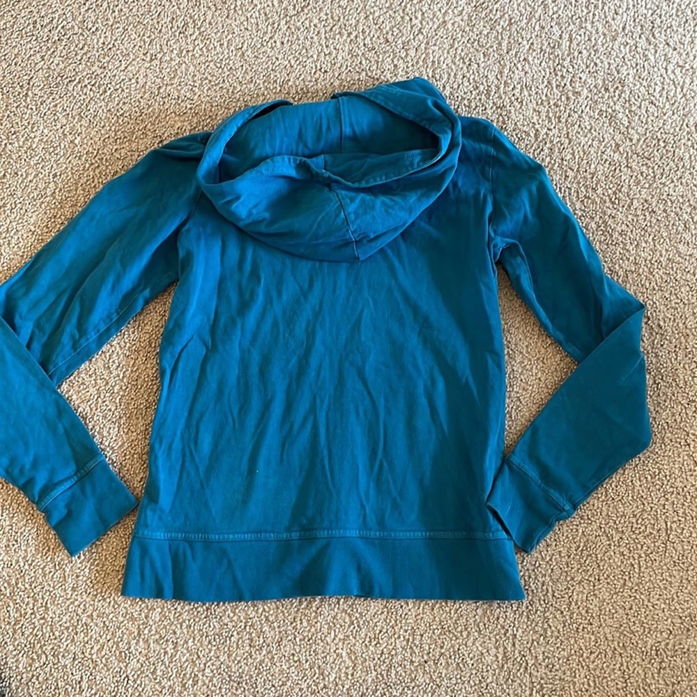 American giant full zip women’s hoodie sweater boat yard blue medium - Picture 5 of 5